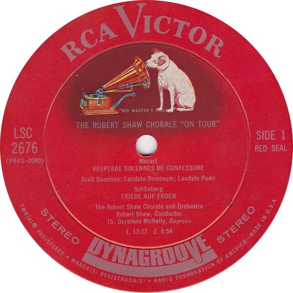 Robert Shaw Chorale, The : The Robert Shaw Chorale "On Tour" (LP,Stereo)