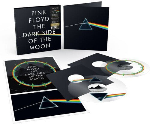 Pink Floyd- The Dark Side Of The Moon: 50th Anniversary 2024 Remaster (2LP Clear Vinyl, UV Printed artwork, Collector's Edition) UPC: 196588475313