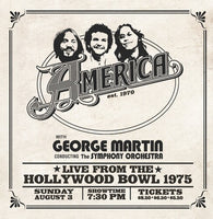 America - Live From The Hollywood Bowl 1975 (RSD 2024, Milky Clear 2LP Vinyl) UPC: 015047806867