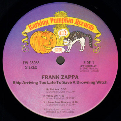 Frank Zappa : Ship Arriving Too Late To Save A Drowning Witch (LP,Album,Stereo)