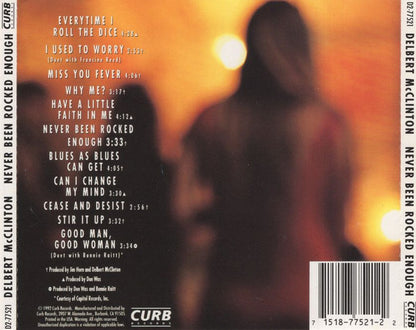 Delbert McClinton : Never Been Rocked Enough (Album)