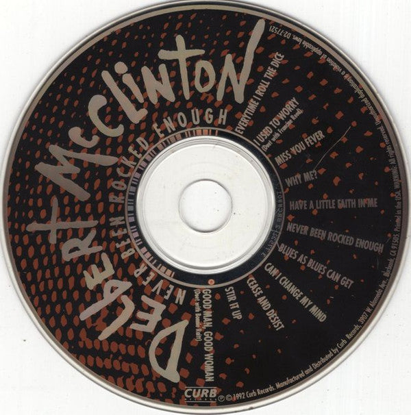 Delbert McClinton : Never Been Rocked Enough (Album)