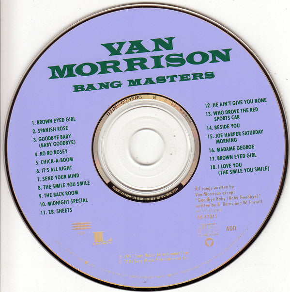 Van Morrison : Bang Masters (Compilation)