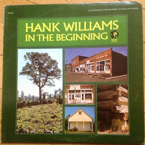 Hank Williams : In The Beginning (LP,Compilation,Stereo)