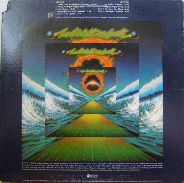 Rhythm Heritage : Last Night On Earth (LP,Album)