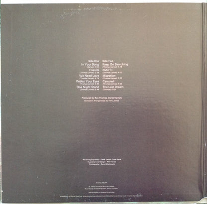 Ray Thomas : Hopes Wishes & Dreams (LP,Album,Stereo)