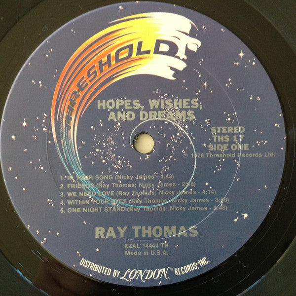 Ray Thomas : Hopes Wishes & Dreams (LP,Album,Stereo)