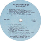 Bing Crosby : The Greatest Hits Of Bing Crosby (LP,Compilation)