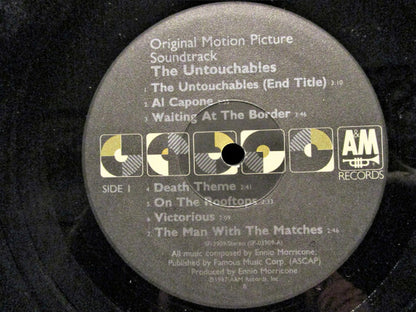 Ennio Morricone : The Untouchables (Original Motion Picture Soundtrack) (LP,Album,Stereo)