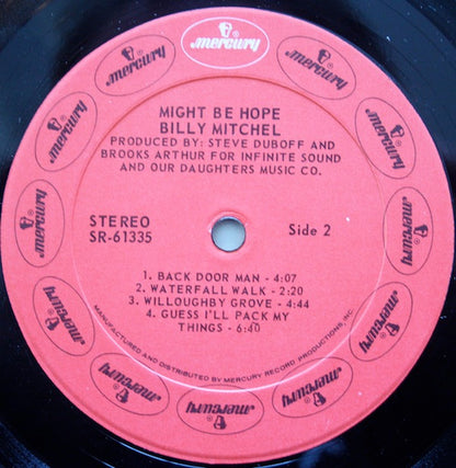 Billy Mitchel : Might Be Hope (LP,Album)