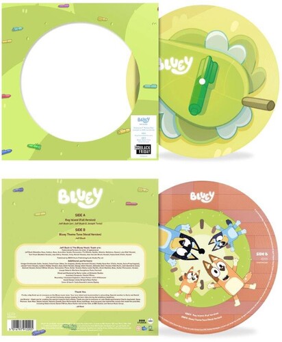 Bluey - Rug Island / Bluey Theme Tune (RSD Black Friday 2024, 7" Picture Disc Vinyl) UPC: 5014797912205