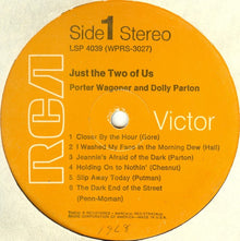 Porter Wagoner And Dolly Parton : Just The Two Of Us (LP,Repress,Stereo)