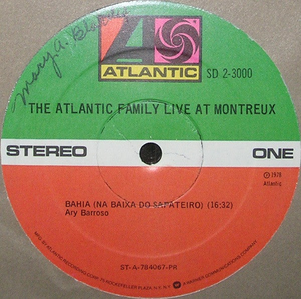 Atlantic Family, The : Live At Montreux (LP,Album)
