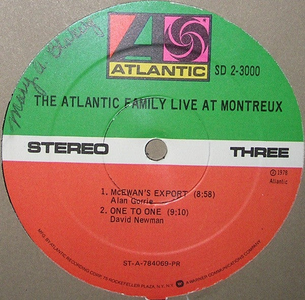 Atlantic Family, The : Live At Montreux (LP,Album)