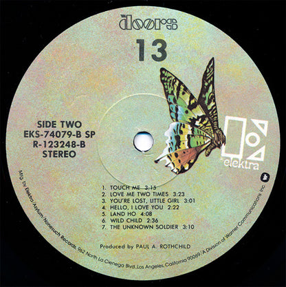 Doors, The : 13 (LP,Compilation,Remastered,Club Edition,Reissue)