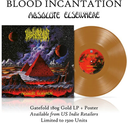 Blood Incantation - Absolute Elsewhere (Indie Exclusive, Gold LP Vinyl) UPC: 198028265515