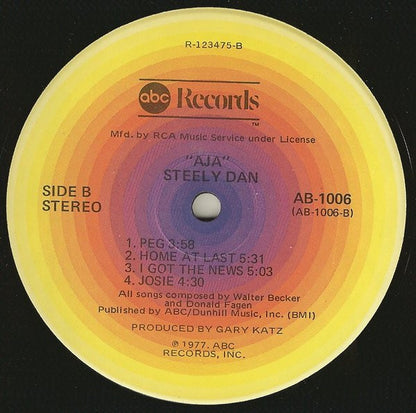 Steely Dan : Aja (LP,Album,Club Edition,Stereo)
