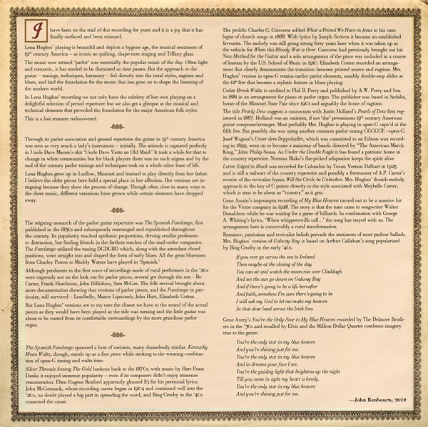 Lena Hughes : Queen Of The Flat Top Guitar (LP,Reissue)