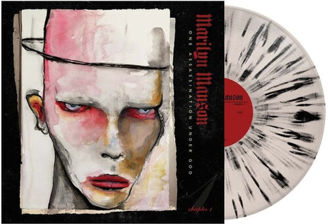 Marilyn Manson - One Assassination Under God - Chapter 1  (Indie Exclusive, Bone Black Splatter LP Vinyl) UPC: 4065629731311