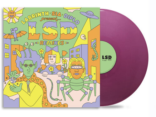 LSD (Labrinth, Sia and Diplo) - Labrinth, Sia & Diplo presents... LSD (The Remixes) (RSD Black Friday 2024, Purple LP Vinyl) UPC: 198028254410