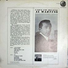Al Martino : I Love You Because (LP,Album,Stereo)