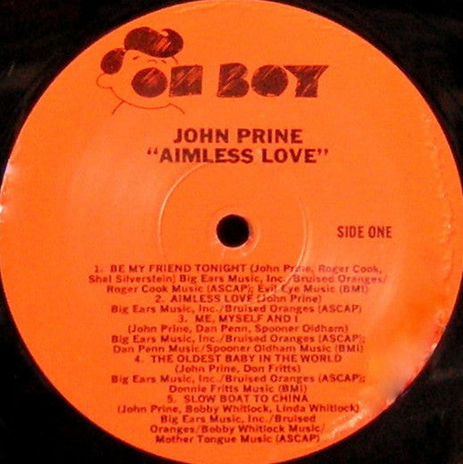 John Prine : Aimless Love (LP,Album)