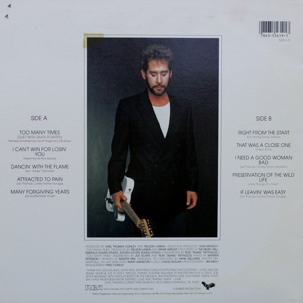 Earl Thomas Conley : Etc. Too Many Times (LP,Album)