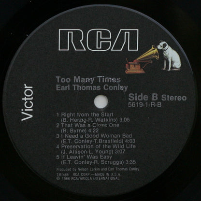 Earl Thomas Conley : Etc. Too Many Times (LP,Album)