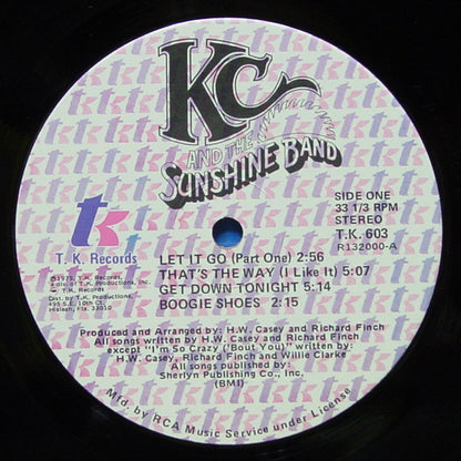 KC & The Sunshine Band : KC And The Sunshine Band (LP,Album,Club Edition)