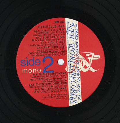 Various : Little Club Jazz - Small Groups In The 30's (LP,Compilation)