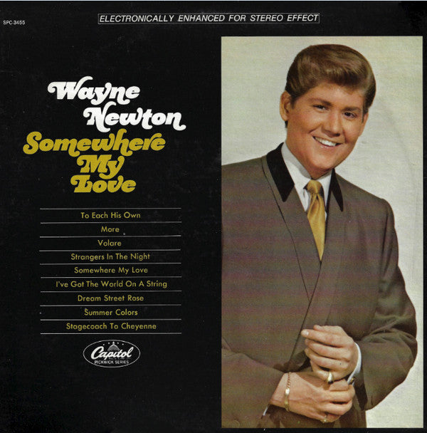 Wayne Newton : Somewhere My Love (LP)