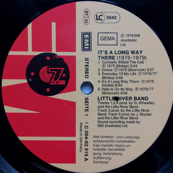 Little River Band : It's A Long Way There (1975-1979) (LP,Compilation,Stereo)