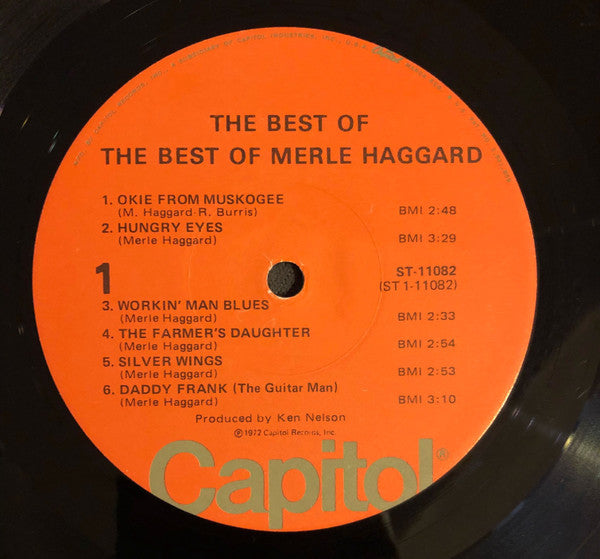 Merle Haggard : The Best Of The Best Of Merle Haggard (LP,Compilation,Stereo)