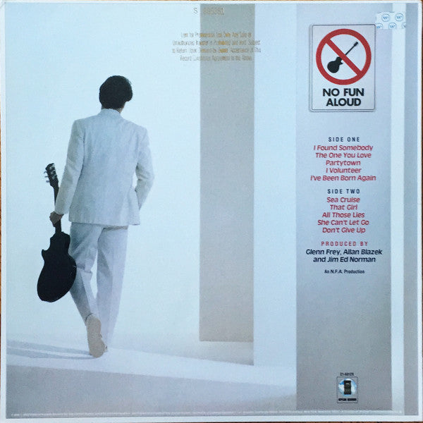 Glenn Frey : No Fun Aloud (LP,Album,Stereo)