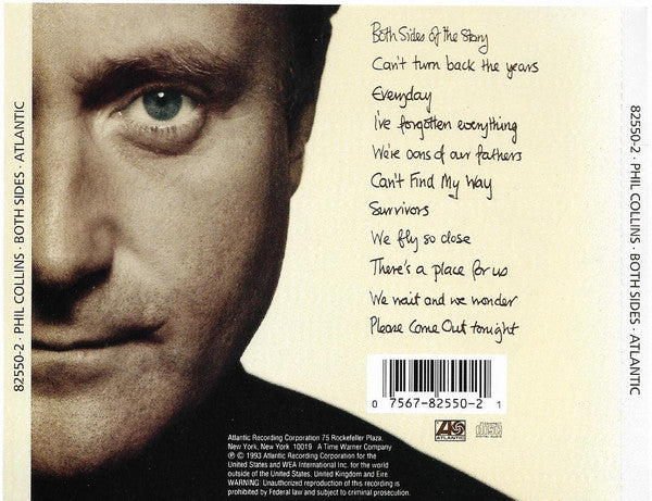 Phil Collins : Both Sides (Album)