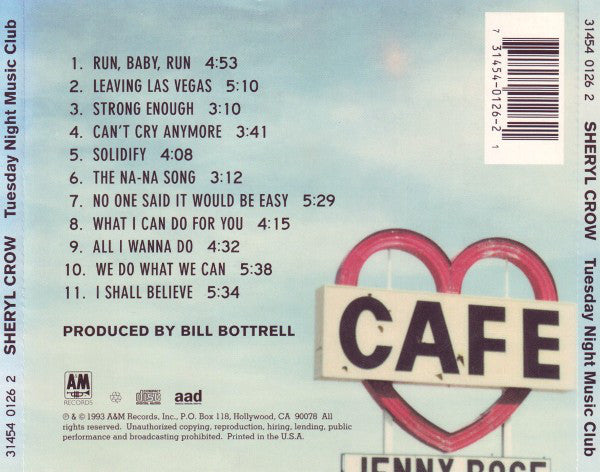 Sheryl Crow : Tuesday Night Music Club (Album)