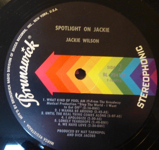 Jackie Wilson : Spotlight On (LP,Album)