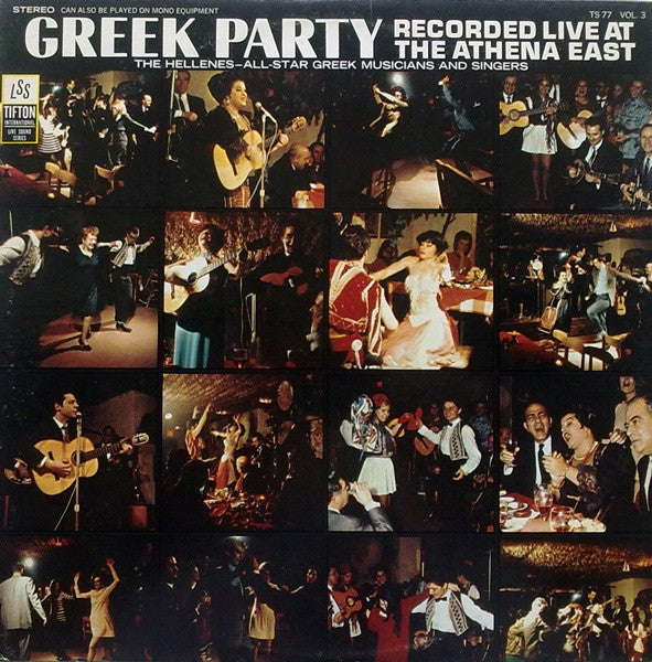 Hellenes, The : Recorded Live At The Athena East - Greek Party Vol. 3 (LP)