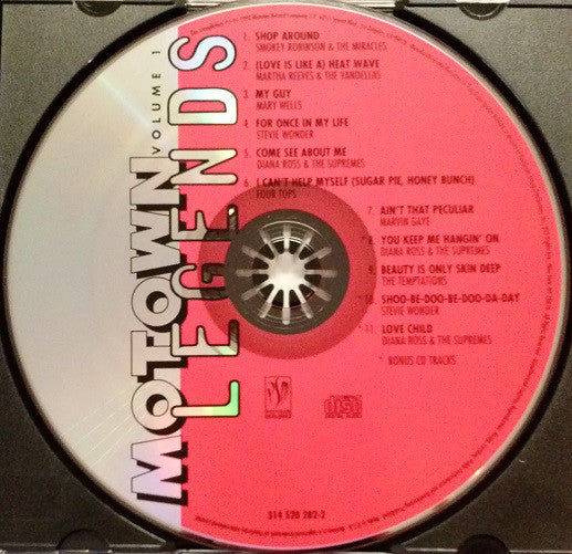 Various : Motown Legends Volume 1 (Compilation,Reissue,Remastered)