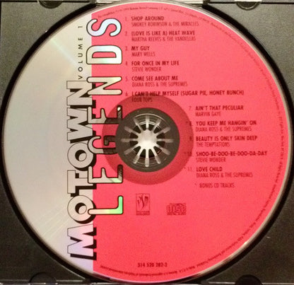 Various : Motown Legends Volume 1 (Compilation,Reissue,Remastered)