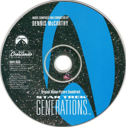 Dennis McCarthy : Star Trek Generations - Original Motion Picture Soundtrack (Album)