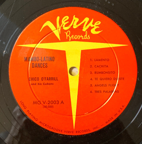 Chico O'Farrill Y All Stars Cubano : Mambo Latino Dances (LP,Mono,Reissue)