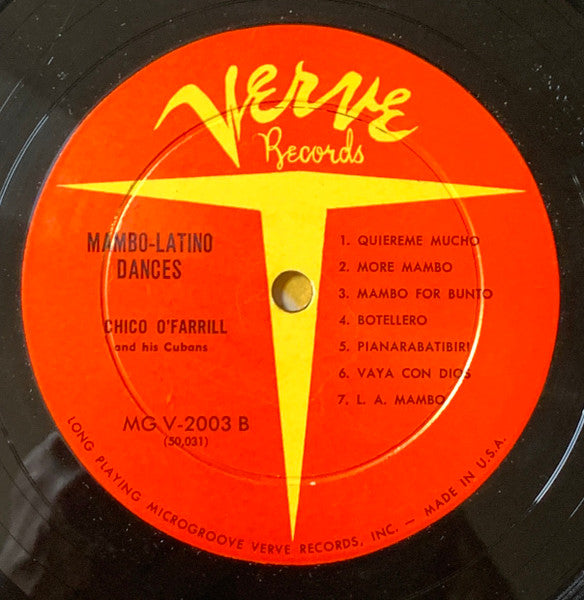 Chico O'Farrill Y All Stars Cubano : Mambo Latino Dances (LP,Mono,Reissue)