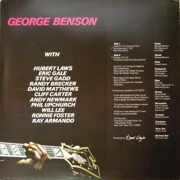 George Benson : Space (LP,Album)