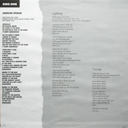 Philip Glass : Songs From Liquid Days (LP,Album,Stereo)