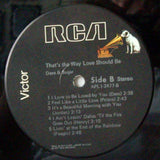 Dave And Sugar : That's The Way Love Should Be (LP,Album)