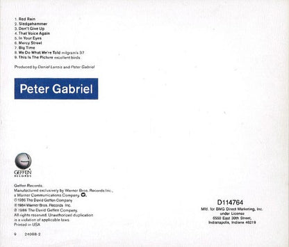 Peter Gabriel : So (Album,Club Edition,Reissue)