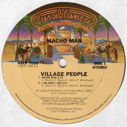 Village People : Macho Man (LP,Album,Stereo)