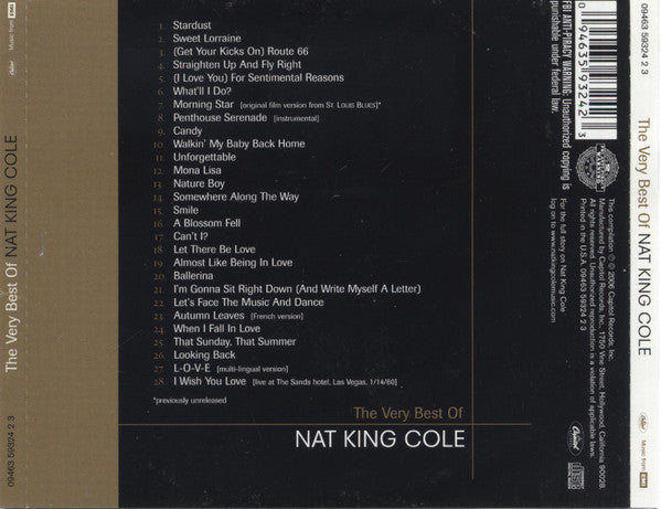 Nat King Cole : The Very Best Of Nat King Cole (Album,Compilation)