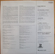 Claude Debussy - Basler Sinfonie-Orchester, Armin Jordan : La Boǐte À Joujoux - 6 Épigraphes Antiques - Sarabande (LP,Album)